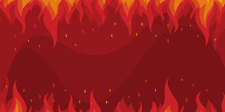 红色简约燃烧温暖火焰活动展板背景